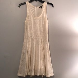 Cream lace dress